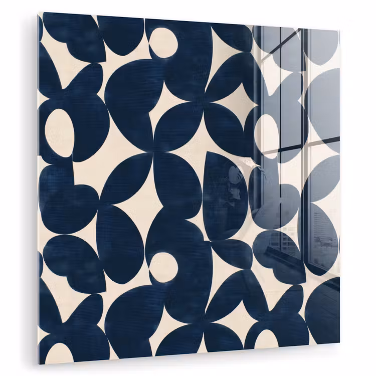 Modern - Geometrisch - Blauw plexiglas 5mm klein 11 -zzzproduct_nieuw