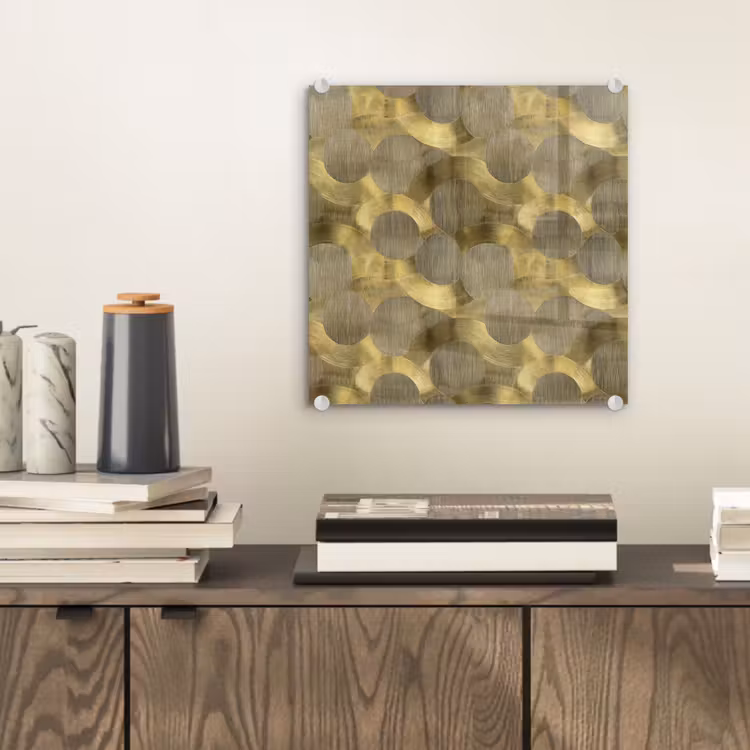 Modern - Geometrisch - Goud plexiglas 5mm klein 11 -sfeer1