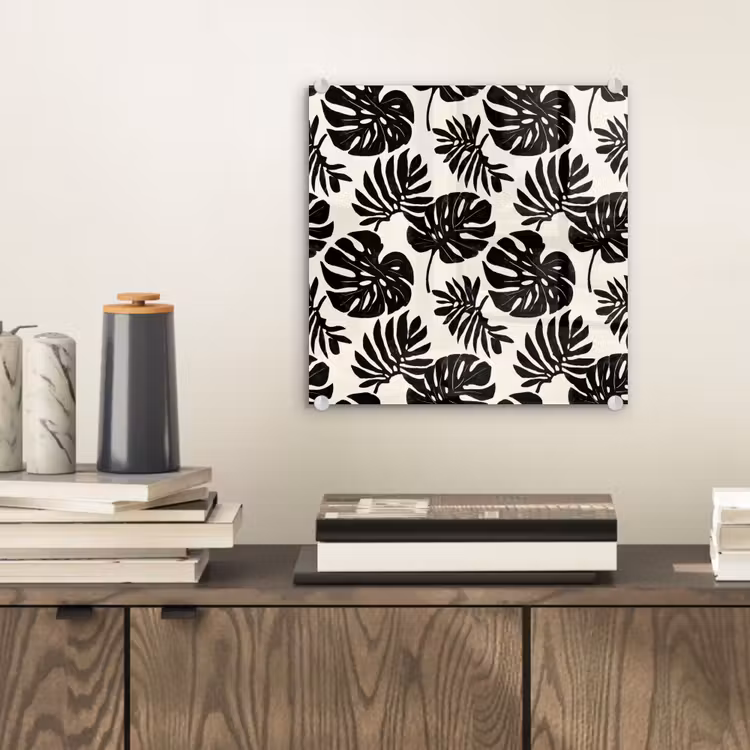 Modern - Monstera - Zwart plexiglas 5mm klein 11 -sfeer1