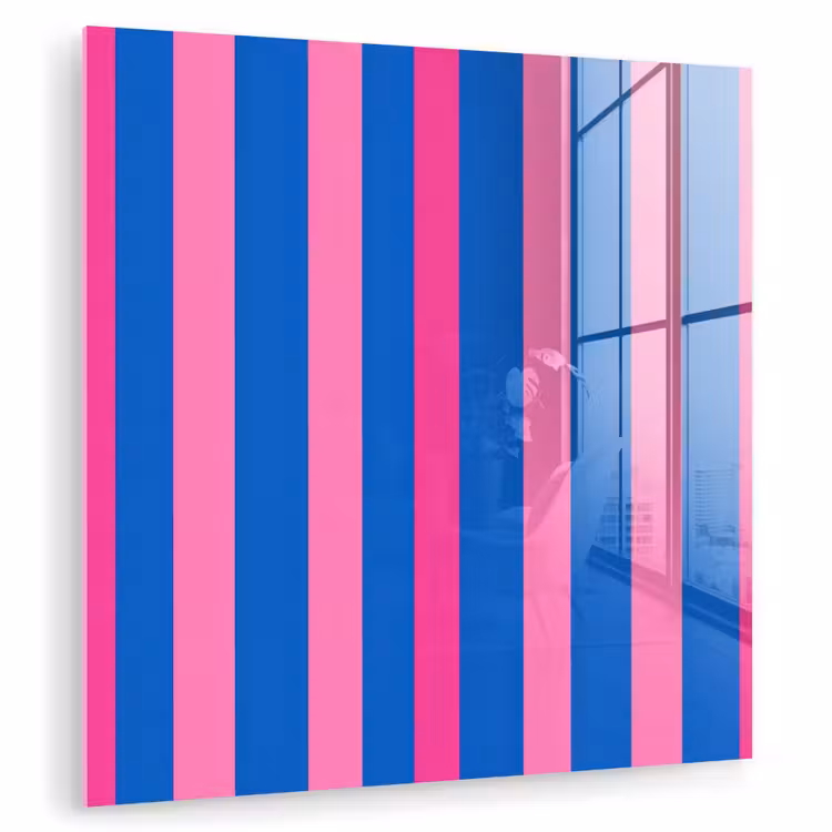 Modern - Optisch - Roze plexiglas 5mm klein 11 -zzzproduct_nieuw