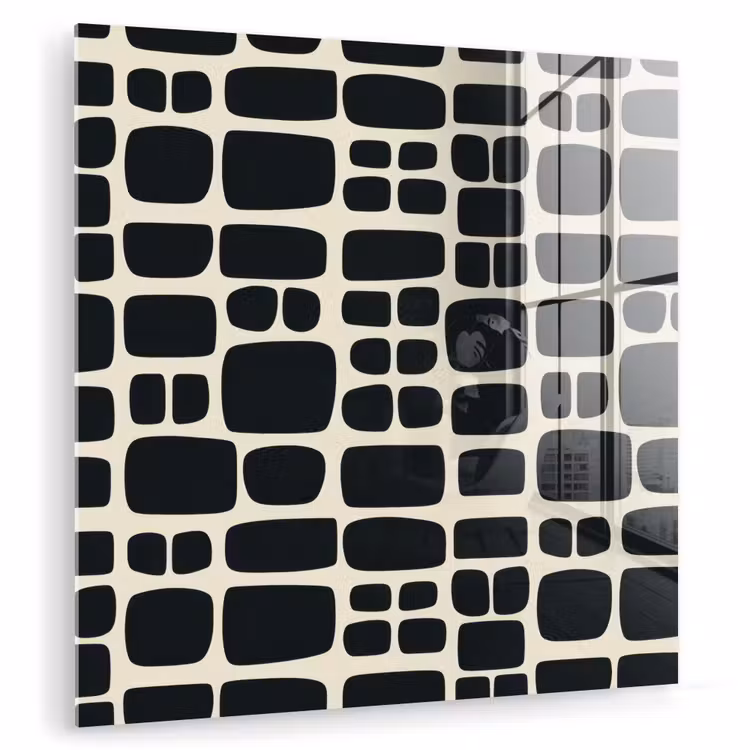 Modern - Organisch - Zwart plexiglas 5mm klein 11 -zzzproduct_nieuw
