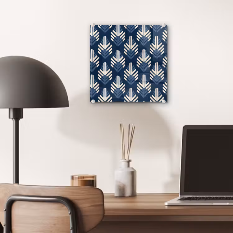 Modern - Patroon - Blauw plexiglas 5mm klein 11 -sfeer6