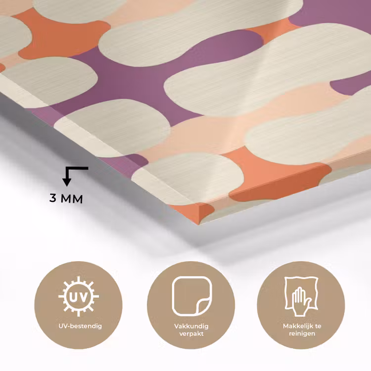 Modern - Patroon - Kleurrijk plexiglas 5mm klein 11 -sfeer2