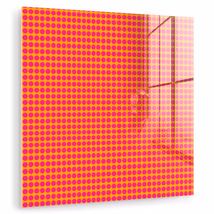Modern - Stippen - Oranje plexiglas 5mm klein 11 -zzzproduct_nieuw