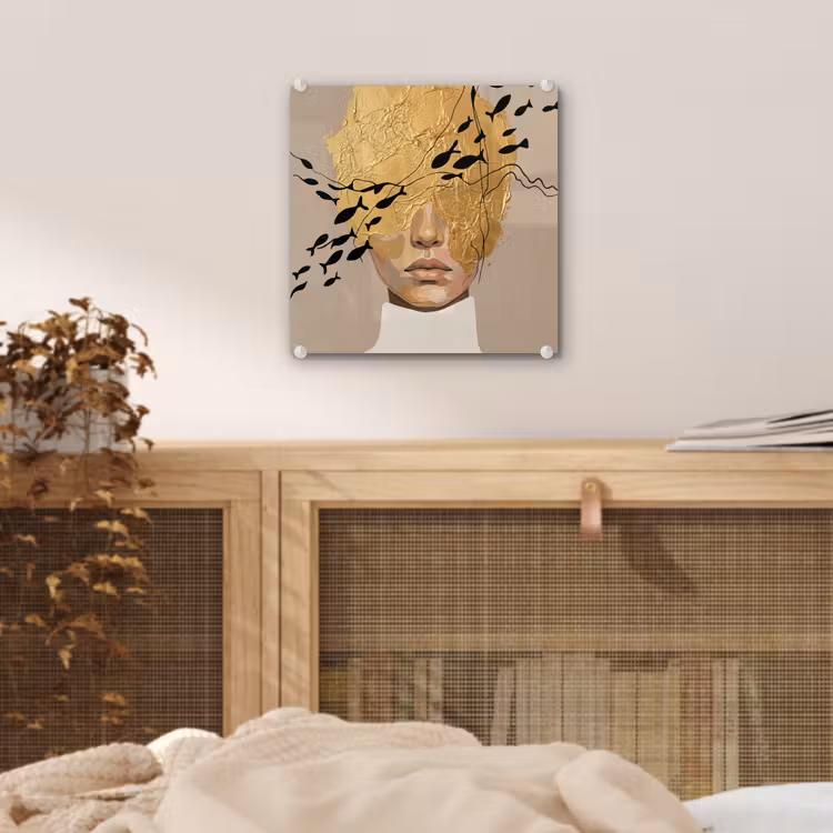 Modern - Vrouw - Goud plexiglas 5mm klein -sfeer4