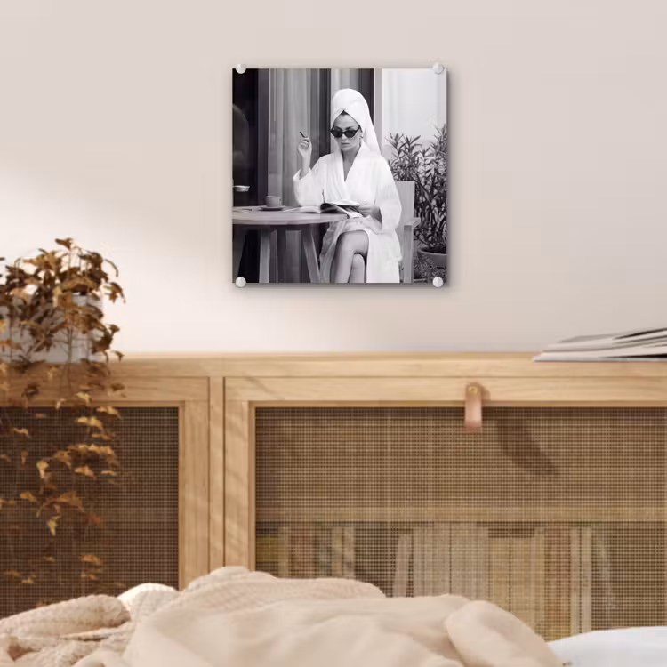 Modern - Vrouw - Zwart - Wit plexiglas 5mm klein -sfeer4