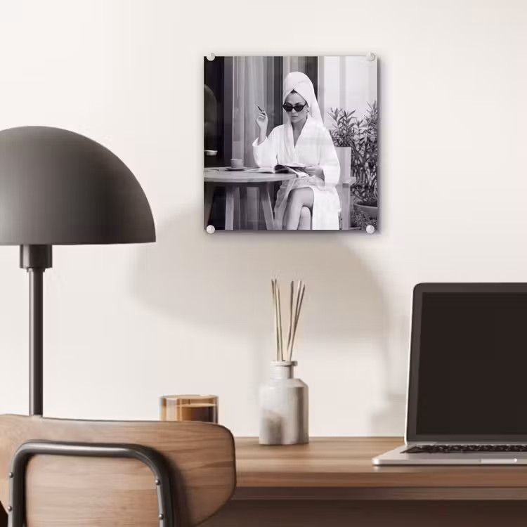 Modern - Vrouw - Zwart - Wit plexiglas 5mm klein -sfeer6