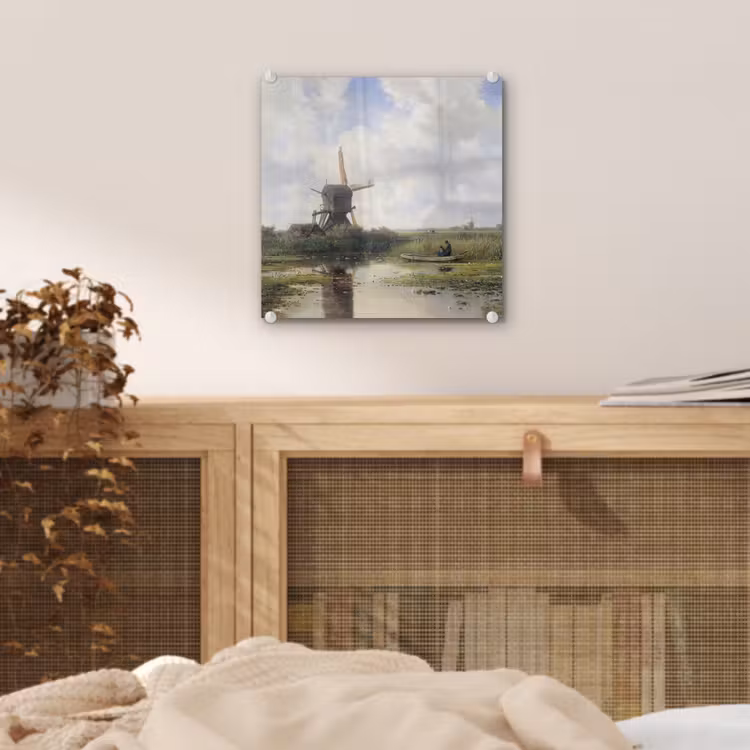 Molen - Willem Roelofs - Oude meesters - Kunst plexiglas 5mm klein -sfeer4