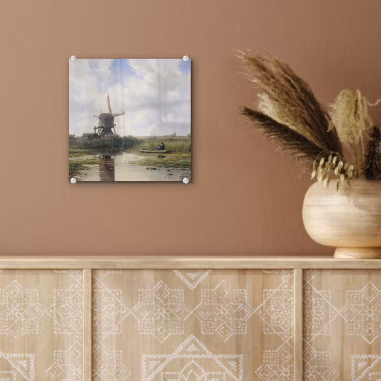 Molen - Willem Roelofs - Oude meesters - Kunst plexiglas 5mm klein -sfeer5