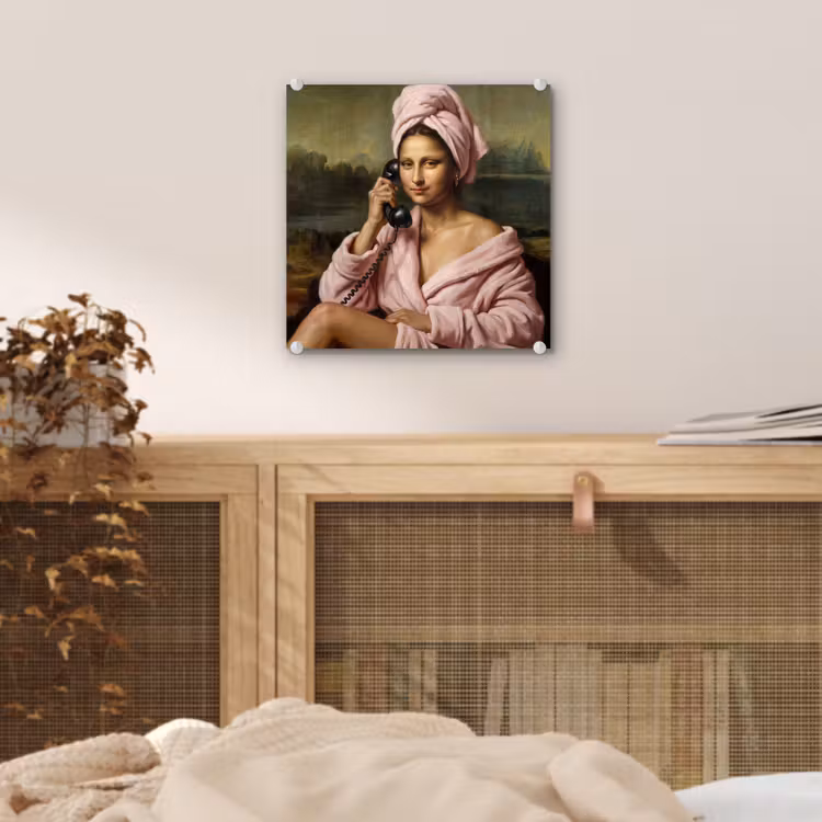 Mona - Klassiek - Roze plexiglas 5mm klein -sfeer4