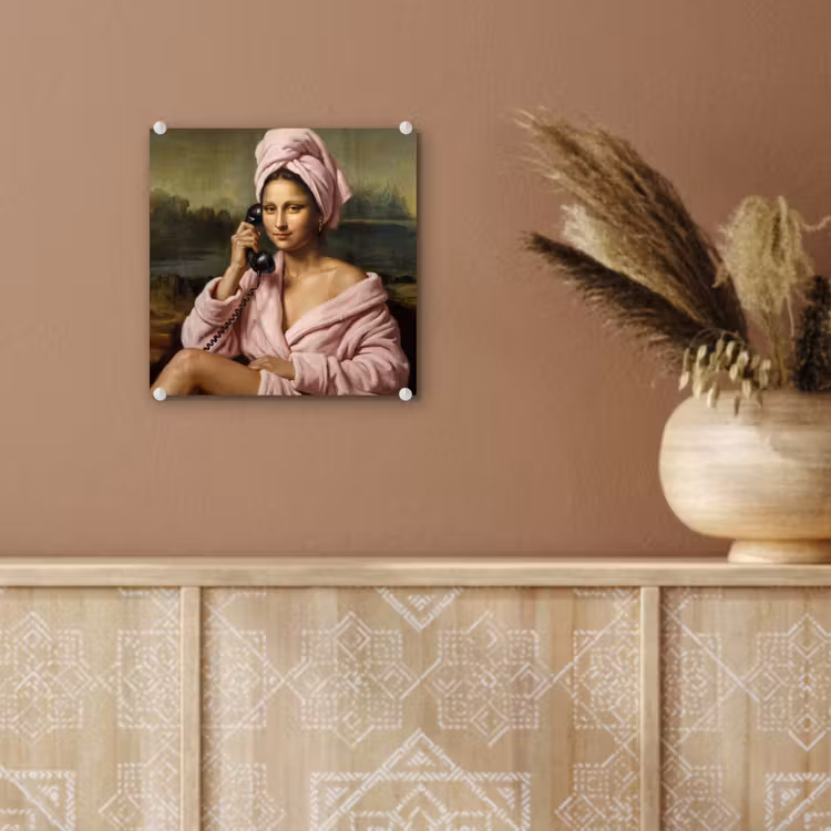 Mona - Klassiek - Roze plexiglas 5mm klein -sfeer5
