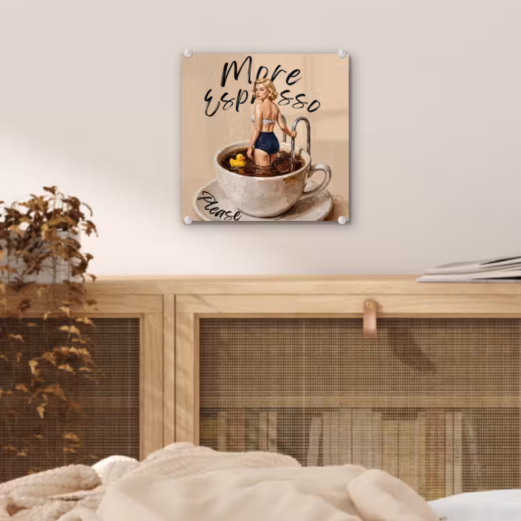More espresso - Koffie - Eend plexiglas 5mm klein -sfeer4