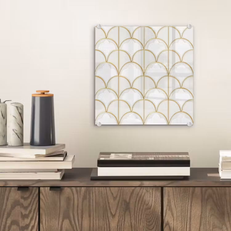 Mozaïek - Bogen - Goud plexiglas 5mm klein 11 -sfeer1