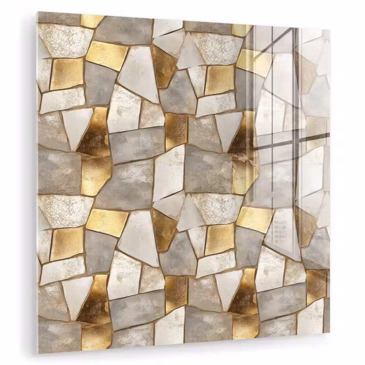 Mozaïek - Marmer - Goud plexiglas 5mm klein 11 -zzzproduct_nieuw