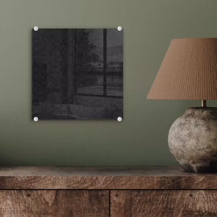 Mozaïek - Patroon - Antraciet - Zwart plexiglas 5mm klein 11 -sfeer3
