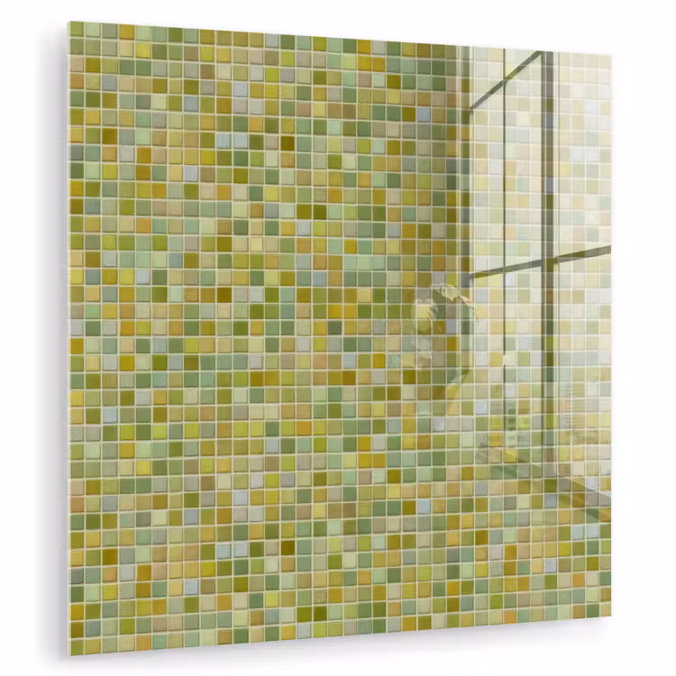 Mozaïek - Patroon - Groen plexiglas 5mm klein 11 -zzzproduct_nieuw