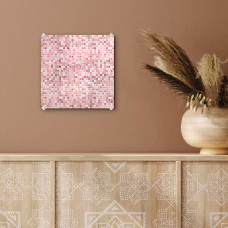 Mozaïek - Patroon - Roze plexiglas 5mm klein 11 -sfeer5