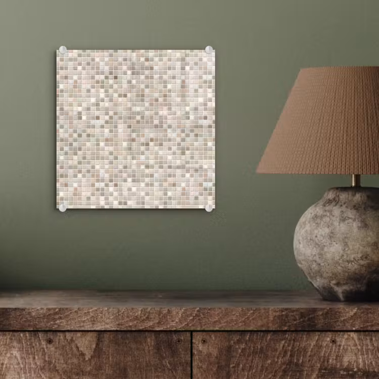 Mozaïek - Patroon- Taupe plexiglas 5mm klein 11 -sfeer3