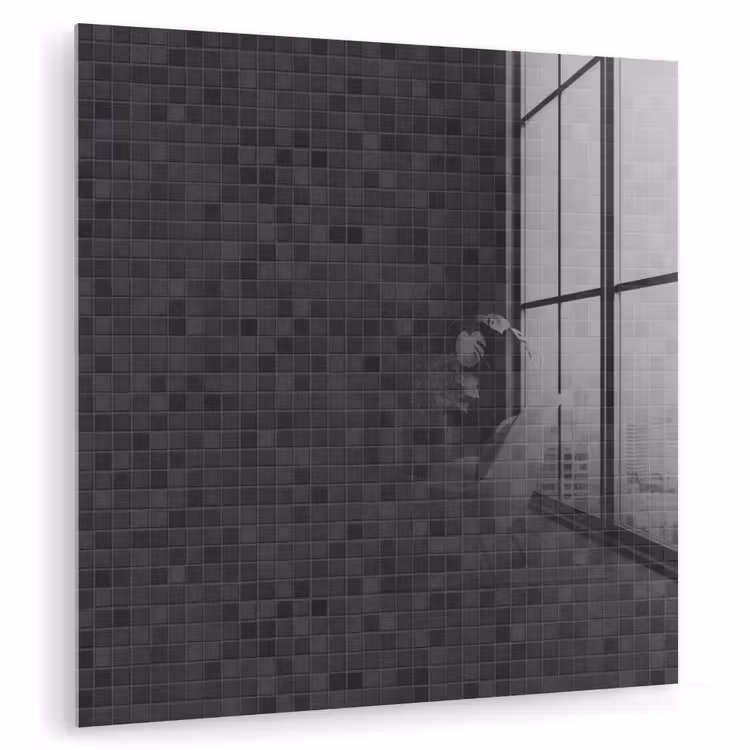 Mozaïek - Patroon - Zwart plexiglas 5mm klein 11 -zzzproduct_nieuw