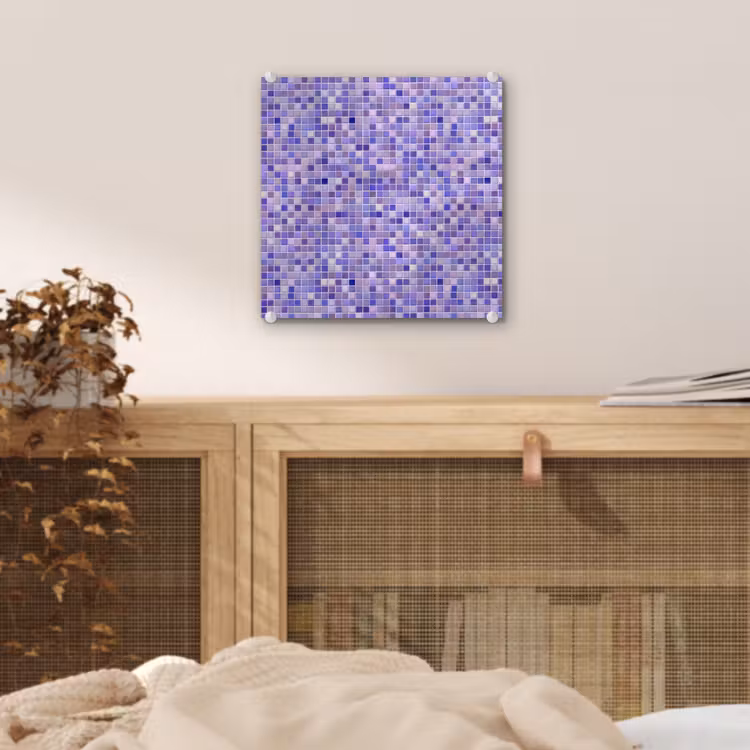 Mozaïek - Tegels - Lila - Amethist plexiglas 5mm klein 11 -sfeer4
