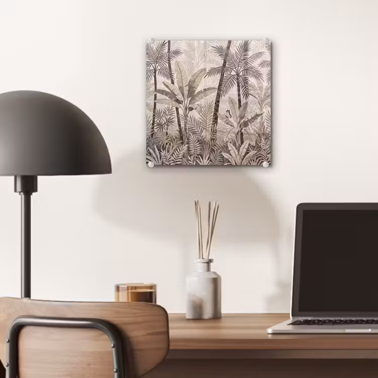 Natuur - Bladeren - Landschap - Mozaïek - Beige plexiglas 5mm klein -sfeer6