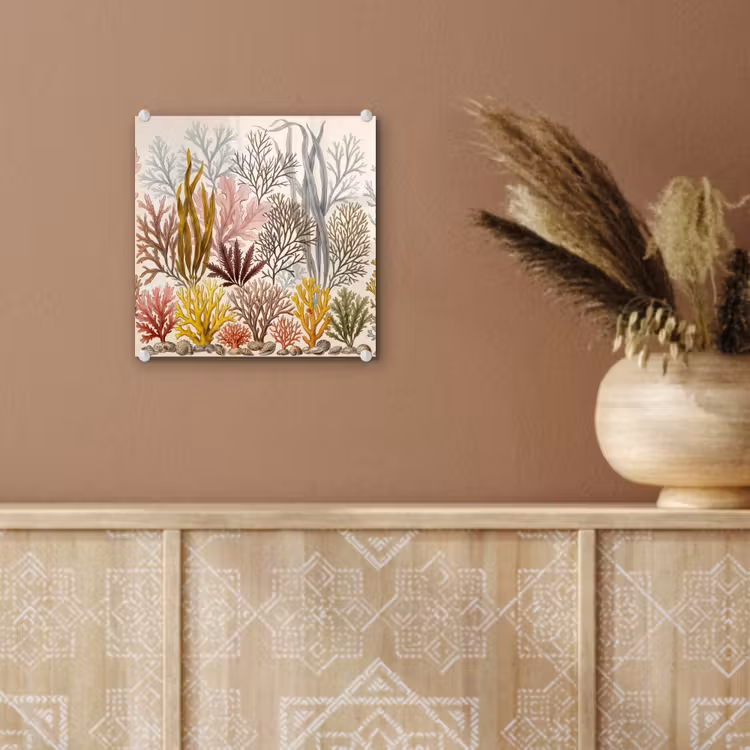 Natuur - Onderwater - Botanisch - Vintage - Kleurrijk plexiglas 5mm klein -sfeer5