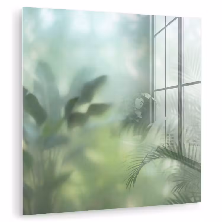Natuur - Vervaagd - Groen - Abstract - Modern plexiglas 5mm klein -zzzproduct_nieuw