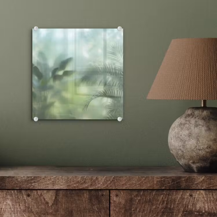 Natuur - Vervaagd - Groen - Abstract - Modern plexiglas 5mm klein -sfeer3
