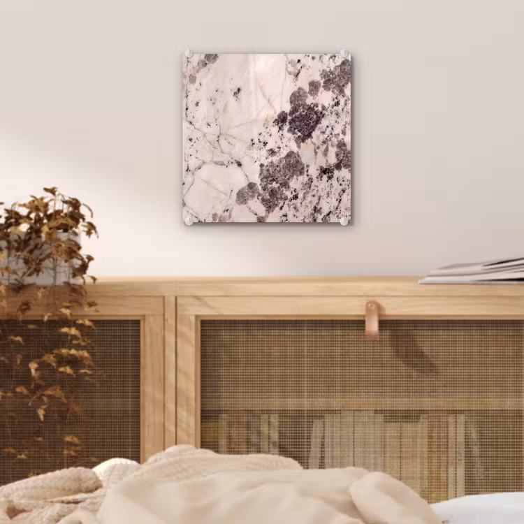 Natuursteen - Patroon - Abstract - Beige - Grijs plexiglas 5mm klein -sfeer4