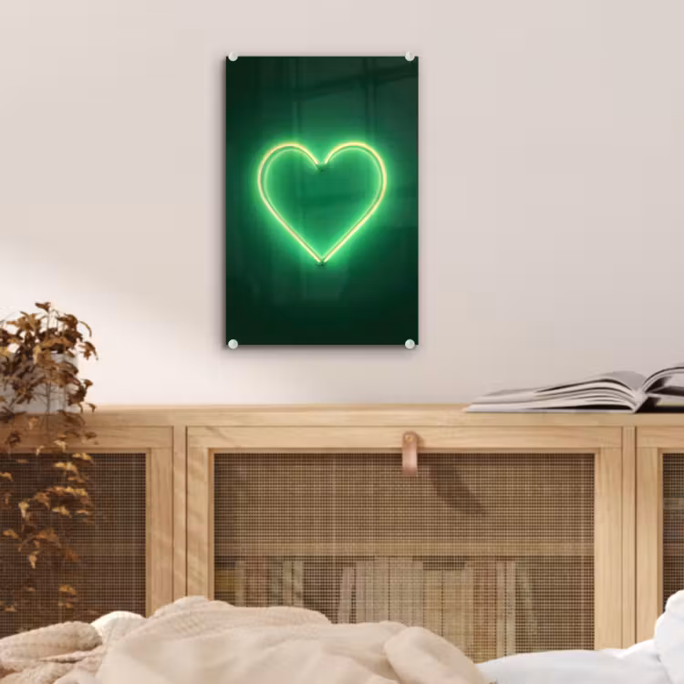 Neon - Groen - Licht plexiglas 5mm klein -sfeer4