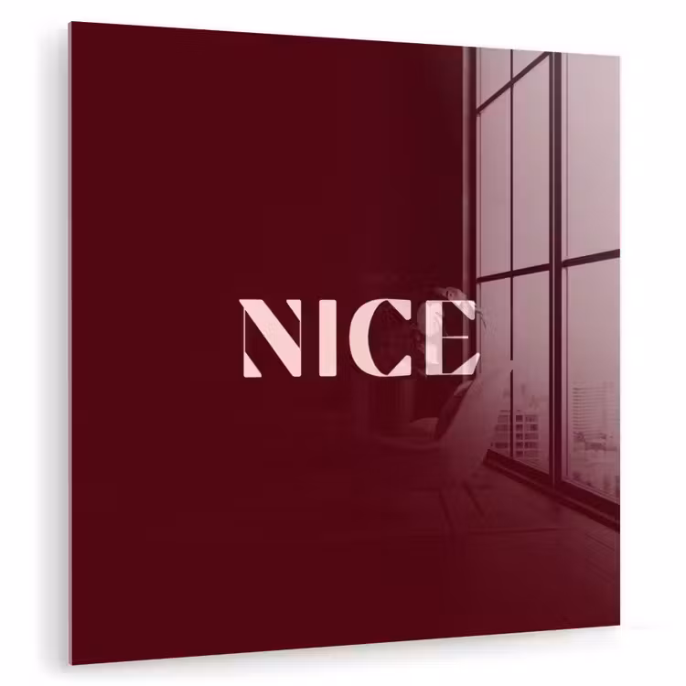 Nice - Bordeaux - Roze plexiglas 5mm klein -zzzproduct_nieuw