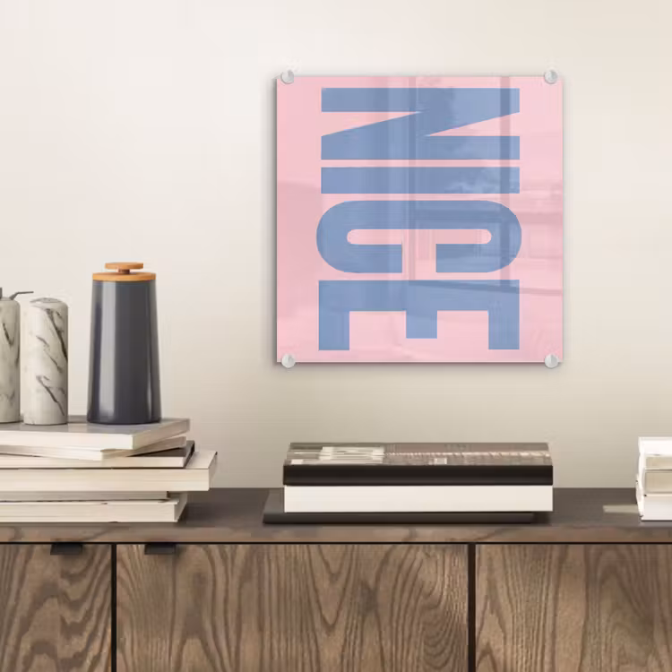 Nice - Paars - Roze plexiglas 5mm klein -sfeer1