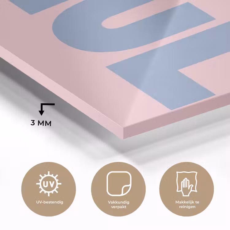 Nice - Paars - Roze plexiglas 5mm klein -sfeer2
