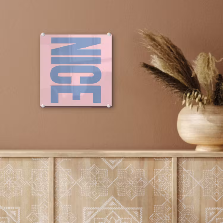 Nice - Paars - Roze plexiglas 5mm klein -sfeer5