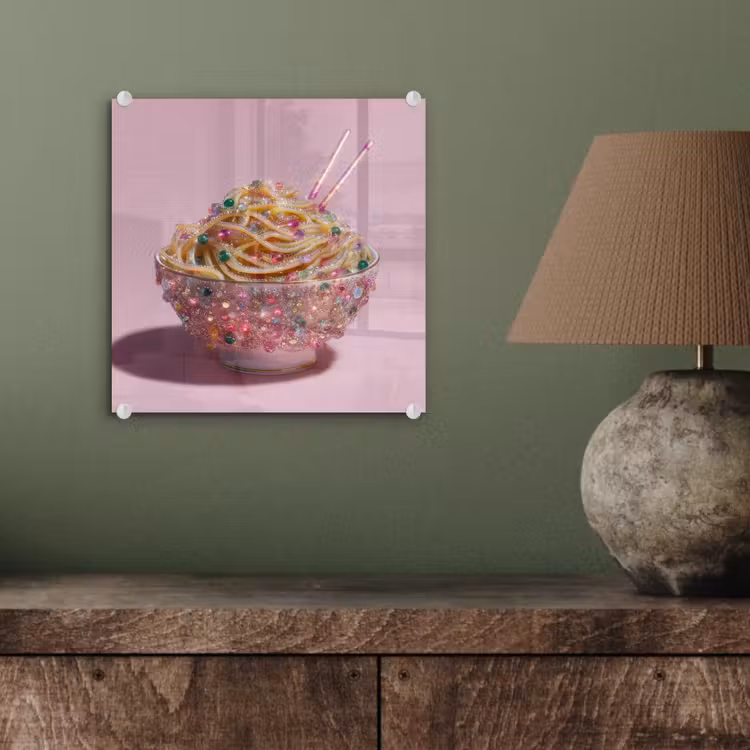 Noodles - Edelstenen - Stokjes - Roze plexiglas 5mm klein -sfeer3