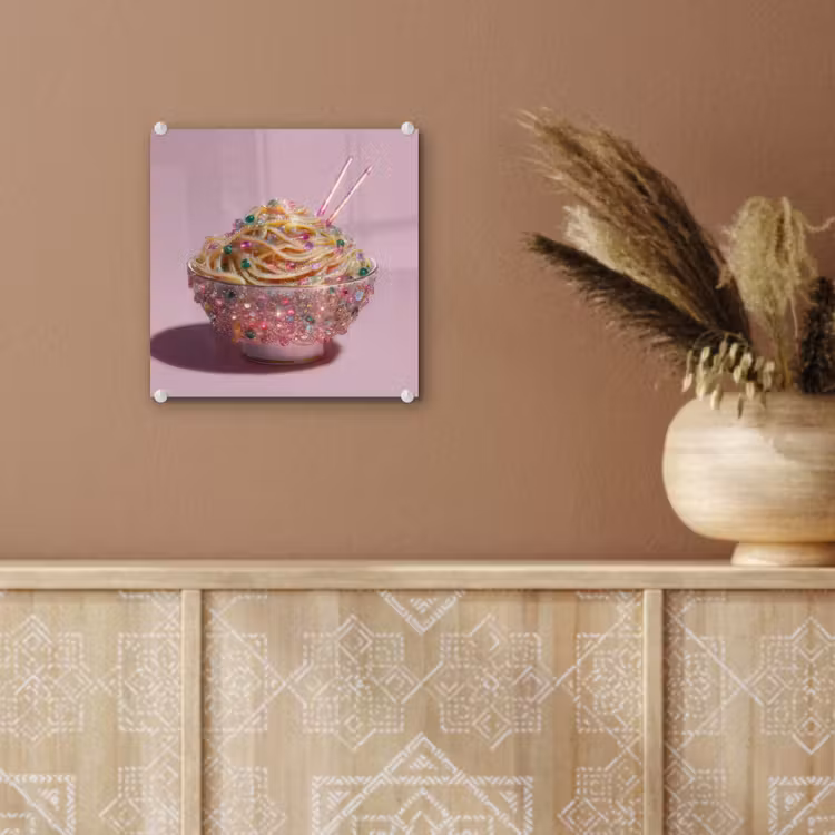 Noodles - Edelstenen - Stokjes - Roze plexiglas 5mm klein -sfeer5