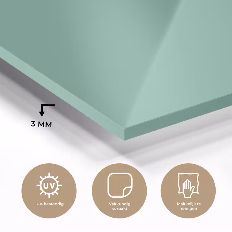 Ocean - Jade - Groen plexiglas 5mm klein 11 -sfeer2