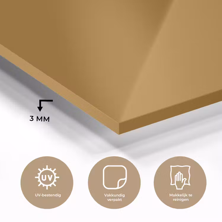 Ocre - Gold - Geel plexiglas 5mm klein 11 -sfeer2