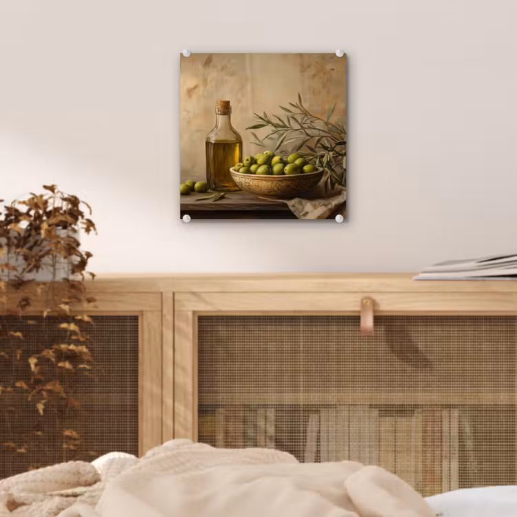 Olijven - Stilleven - Vintage plexiglas 5mm klein -sfeer4