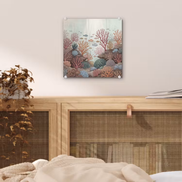 Onderwater - Koraal - Vis - Natuur plexiglas 5mm klein -sfeer4
