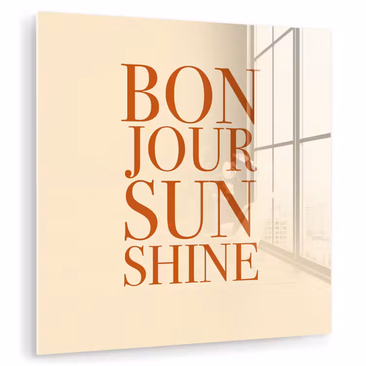 Oranje - Quote - Sun plexiglas 5mm klein -zzzproduct_nieuw