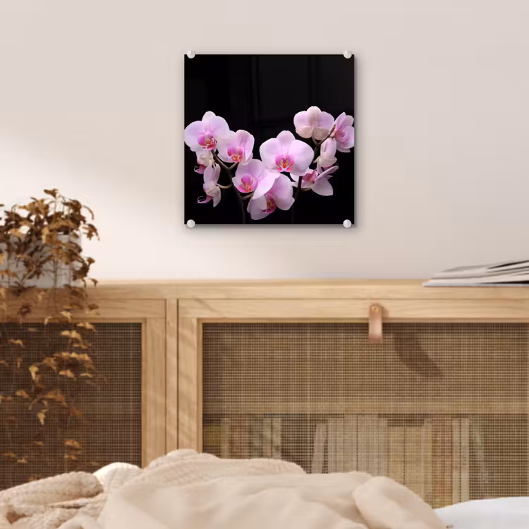 Orchidee - Bloemen - Roze - Flora plexiglas 5mm klein -sfeer4