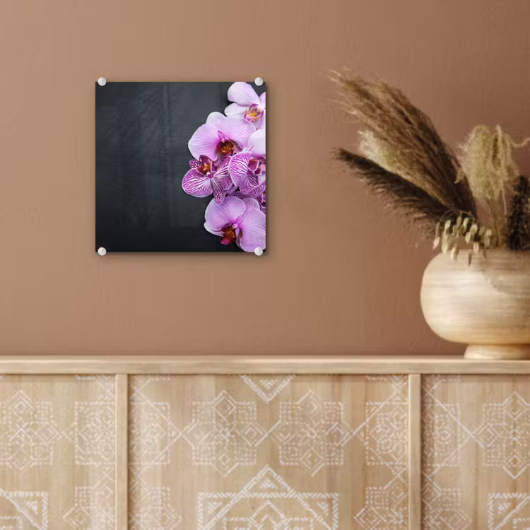 Orchidee - Bloemen - Roze - Flora plexiglas 5mm klein -sfeer5