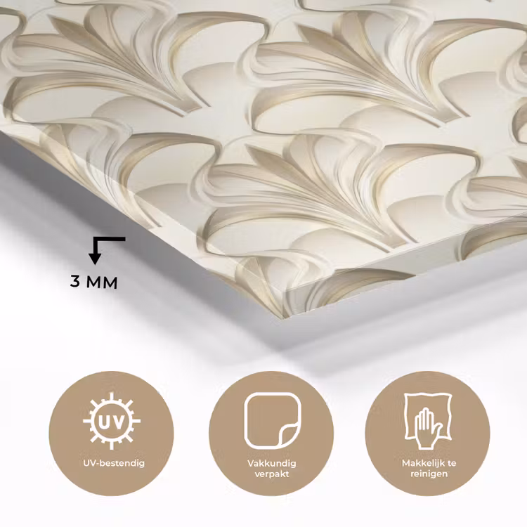 Ornament - Barok - Goud plexiglas 5mm klein 11 -sfeer2