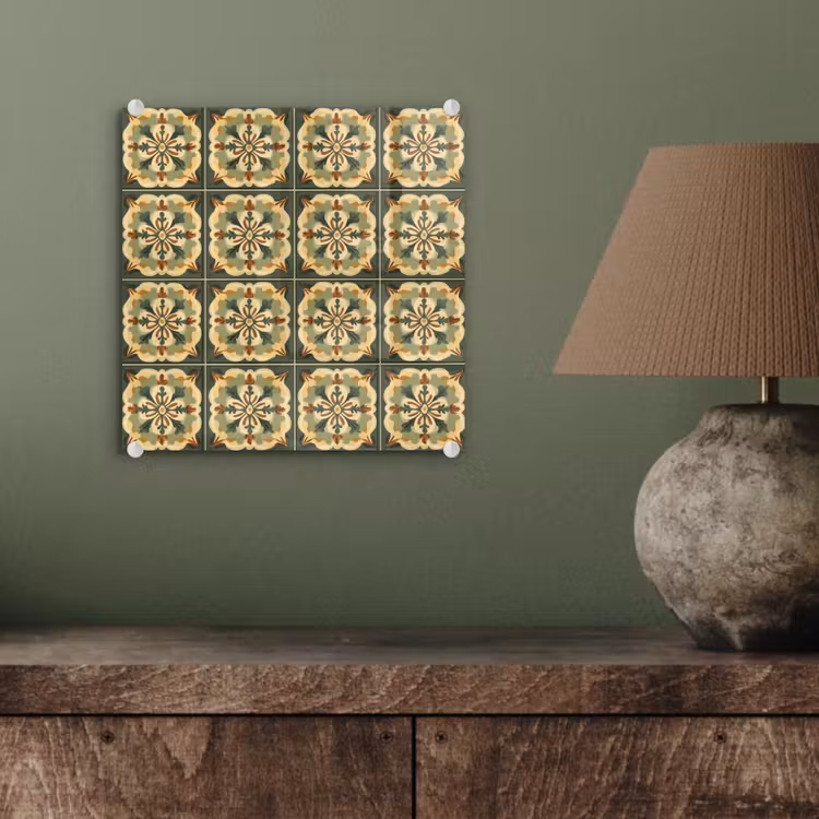 Ornament - Patroon - Groen plexiglas 5mm klein 11 -sfeer3
