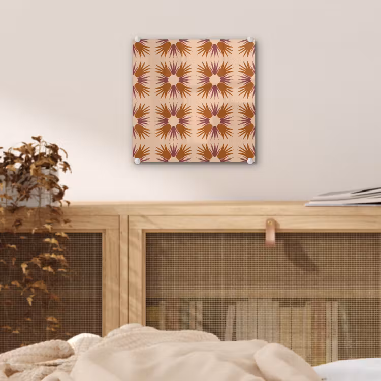 Ornament - Patroon - Oker plexiglas 5mm klein 11 -sfeer4