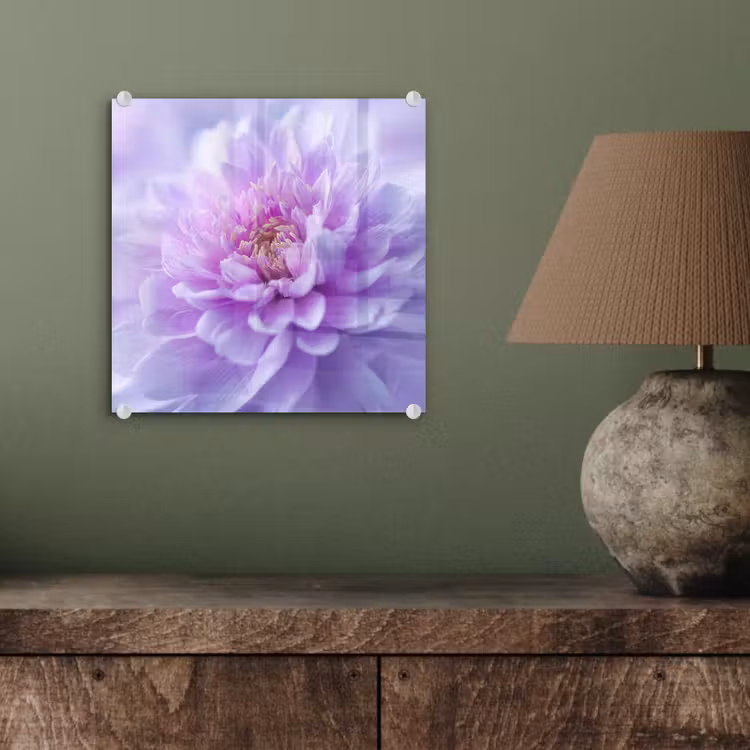 Paars - Dahlia - Dromerig plexiglas 5mm klein -sfeer3