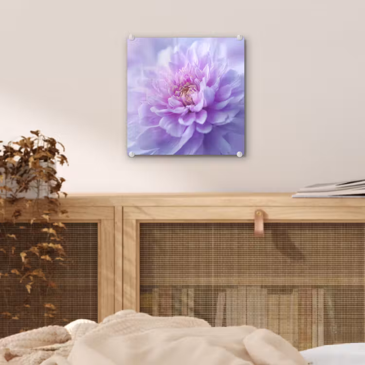 Paars - Dahlia - Dromerig plexiglas 5mm klein -sfeer4