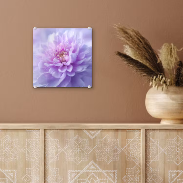 Paars - Dahlia - Dromerig plexiglas 5mm klein -sfeer5