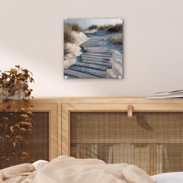 Pad - Planken - Duinen - Gras plexiglas 5mm klein -sfeer4